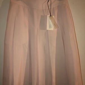 a loves a Pleated Soft Pink Skirt